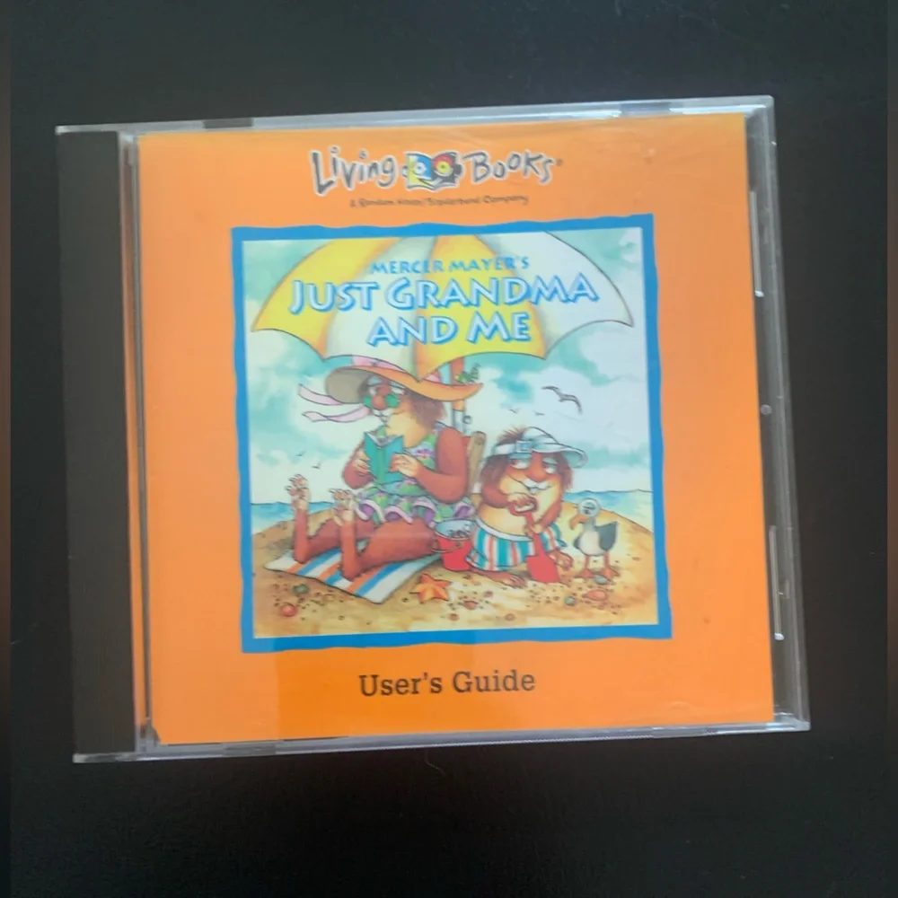 Mercer Mayer's Just Grandma and Me PC Windows 95/Mac 1993 CD-ROM Living Books